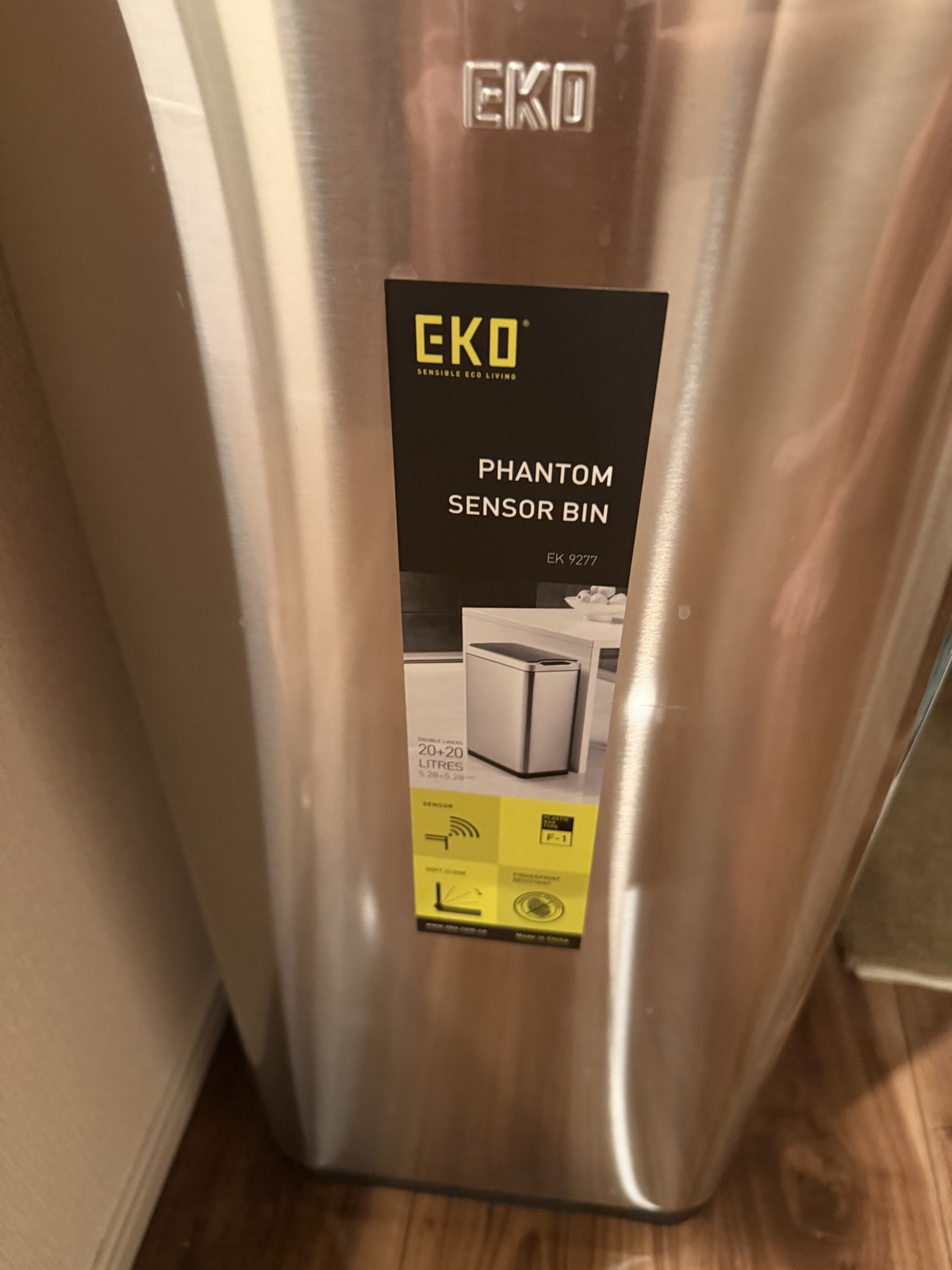EKO PHANTOM SENSOR BIN EK9277と20L+20Lの表示